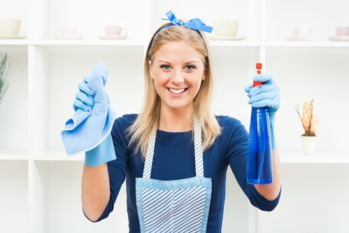 Smiling maid - Residential Cleaning Services