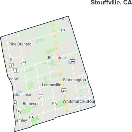 Stouffville, Ontario Map Stouffville, Ontario Map