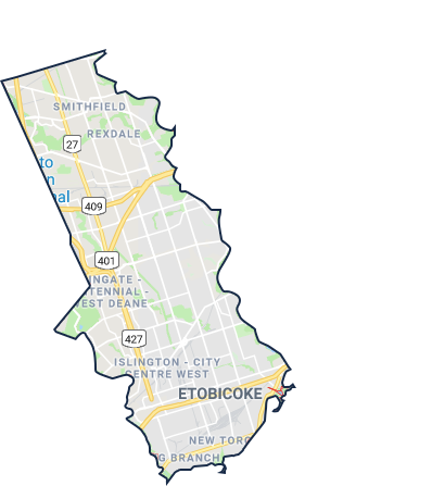 etobicoke-map