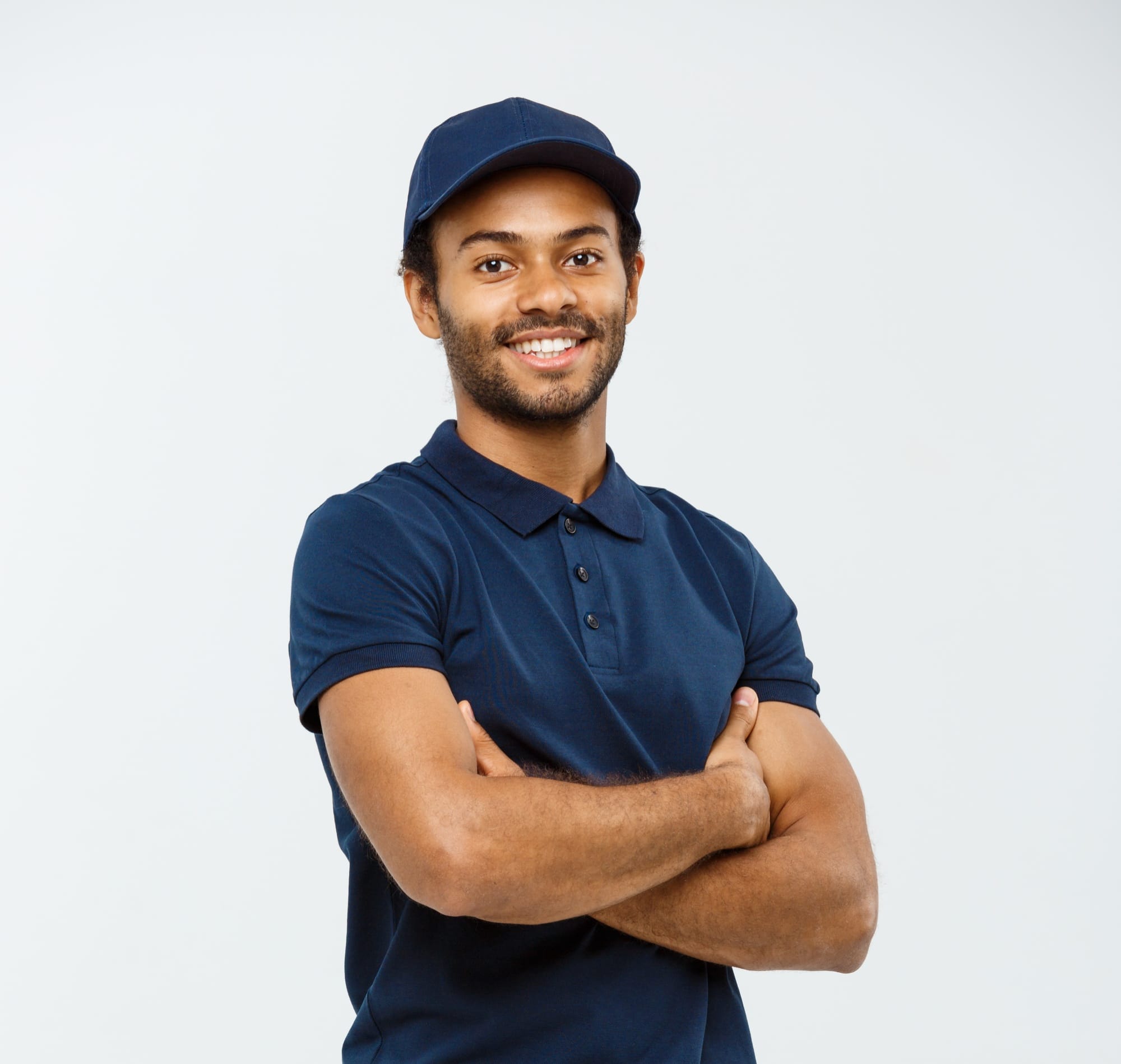 smiling No More Chores worker who just completed a superb Toronto upholstery cleaning