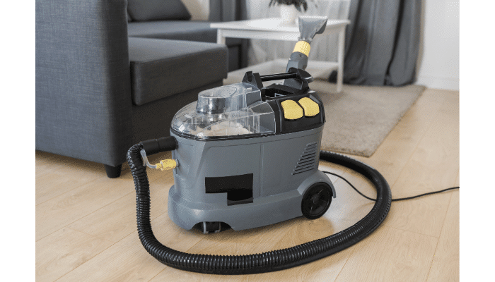 hepa filter vacuum in a cleaned up house